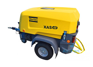 Atlas Copco XAS 48 KD Передвижной копмпрессор
