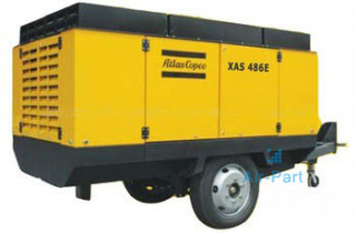 Atlas Copco XAS 486 E Передвижной копмпрессор